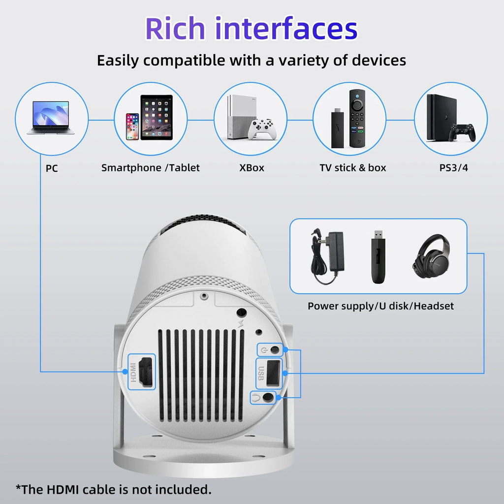 小型ポータブルホームシネマプロジェクター